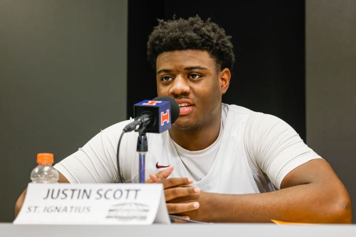 Justin Scott committed to Ohio State in July but ended up signing with Miami.